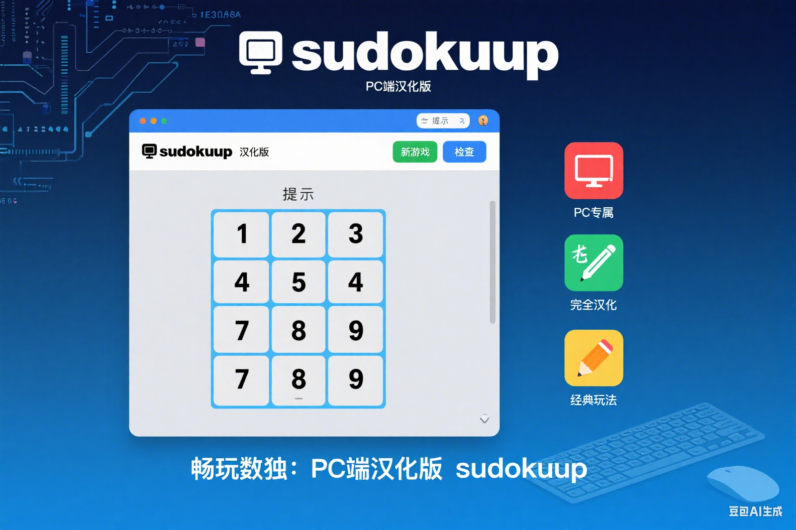 畅玩数独：PC 端汉化版 sudokuup 登场