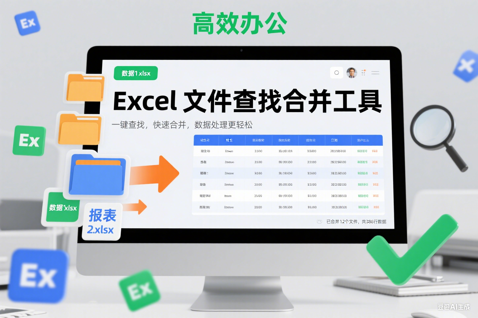 紧急收藏！这款神器一键搞定 Excel 文件合并，错过拍大腿！