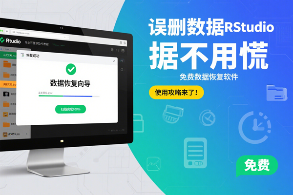 误删数据不用慌，RStudio 免费数据恢复软件使用攻略来了！