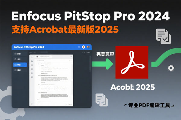 Enfocus PitStop Pro 2024,支持Acrobat最新版2025，软件分享（含安装教程）