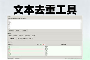 文本去重工具：高效去重，一目了然